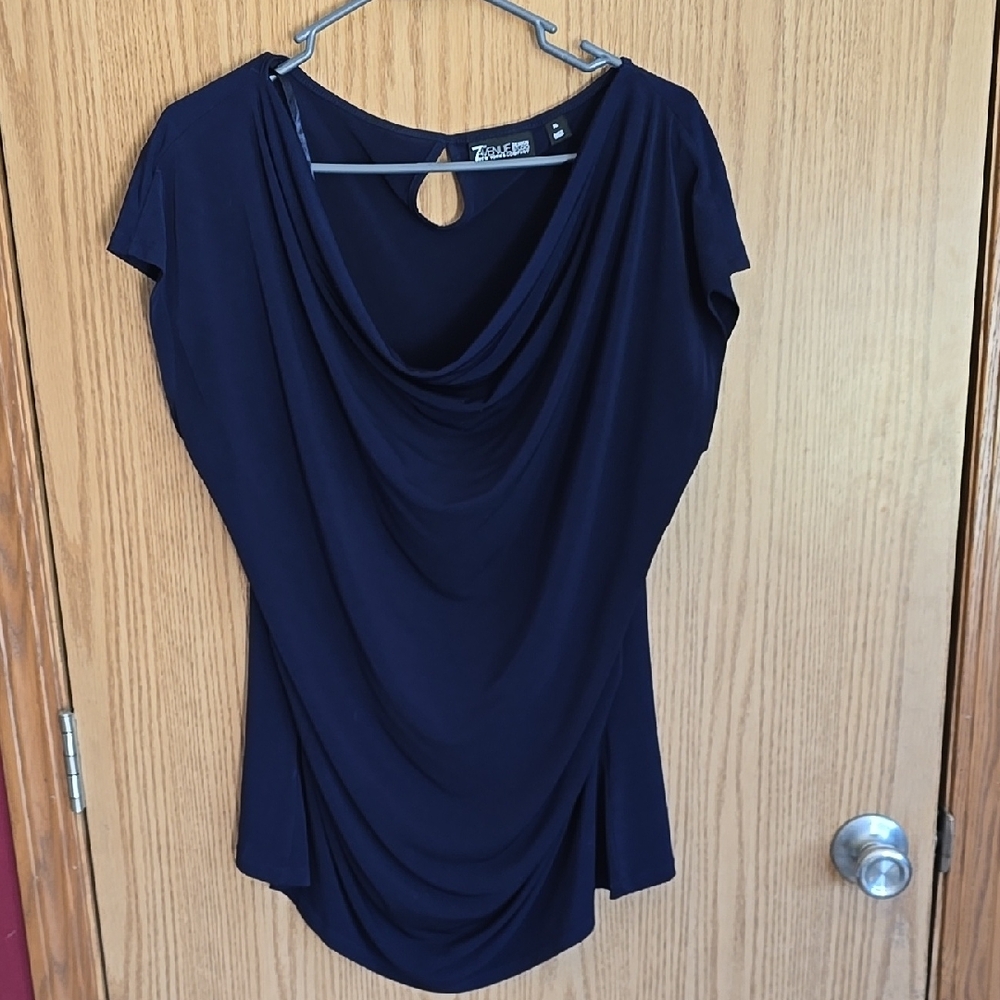 New York & Company Women's Navy Top